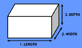 box with dimensions