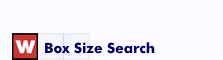 Box Size Search